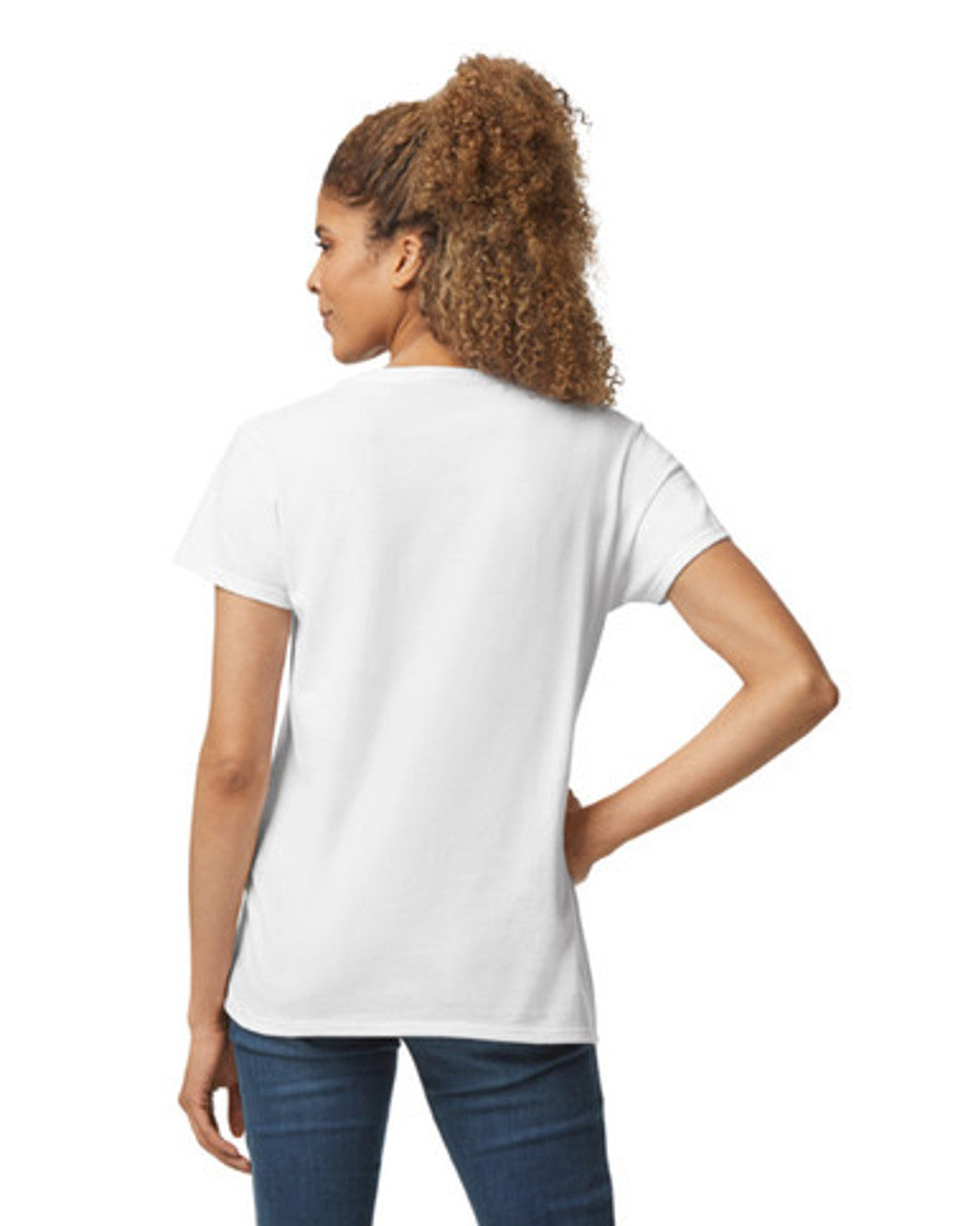 Gildan 5V00L Heavy Cotton Women's V-Neck T-Shirt