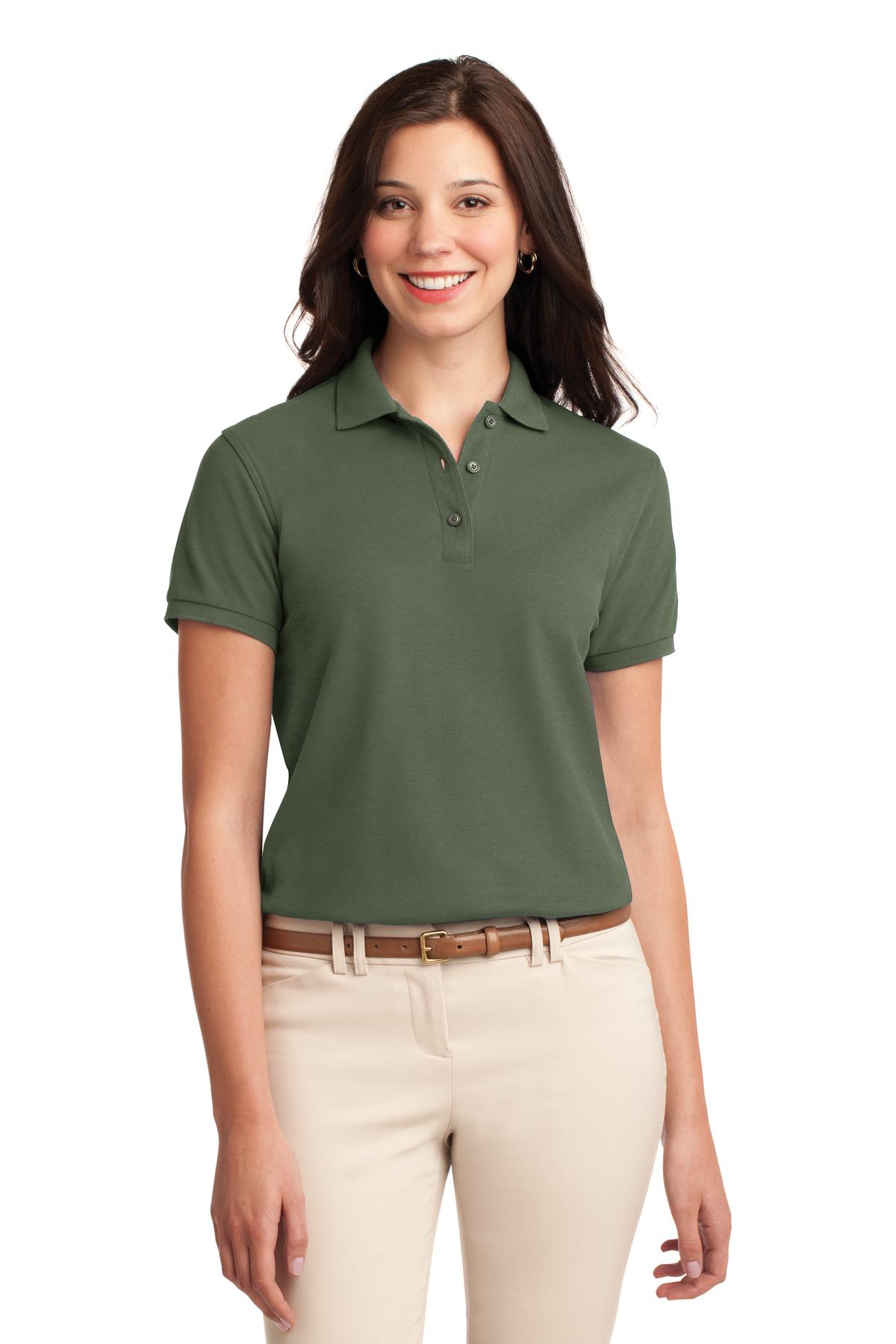 Port Authority Women's Silk Touch Polo. L500