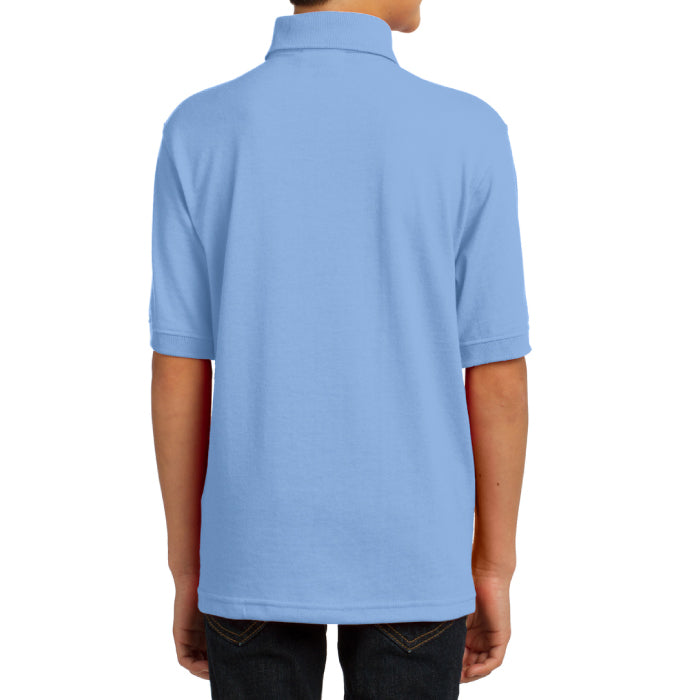 Port & Company Youth Core Blend Jersey Knit Polo. KP55Y