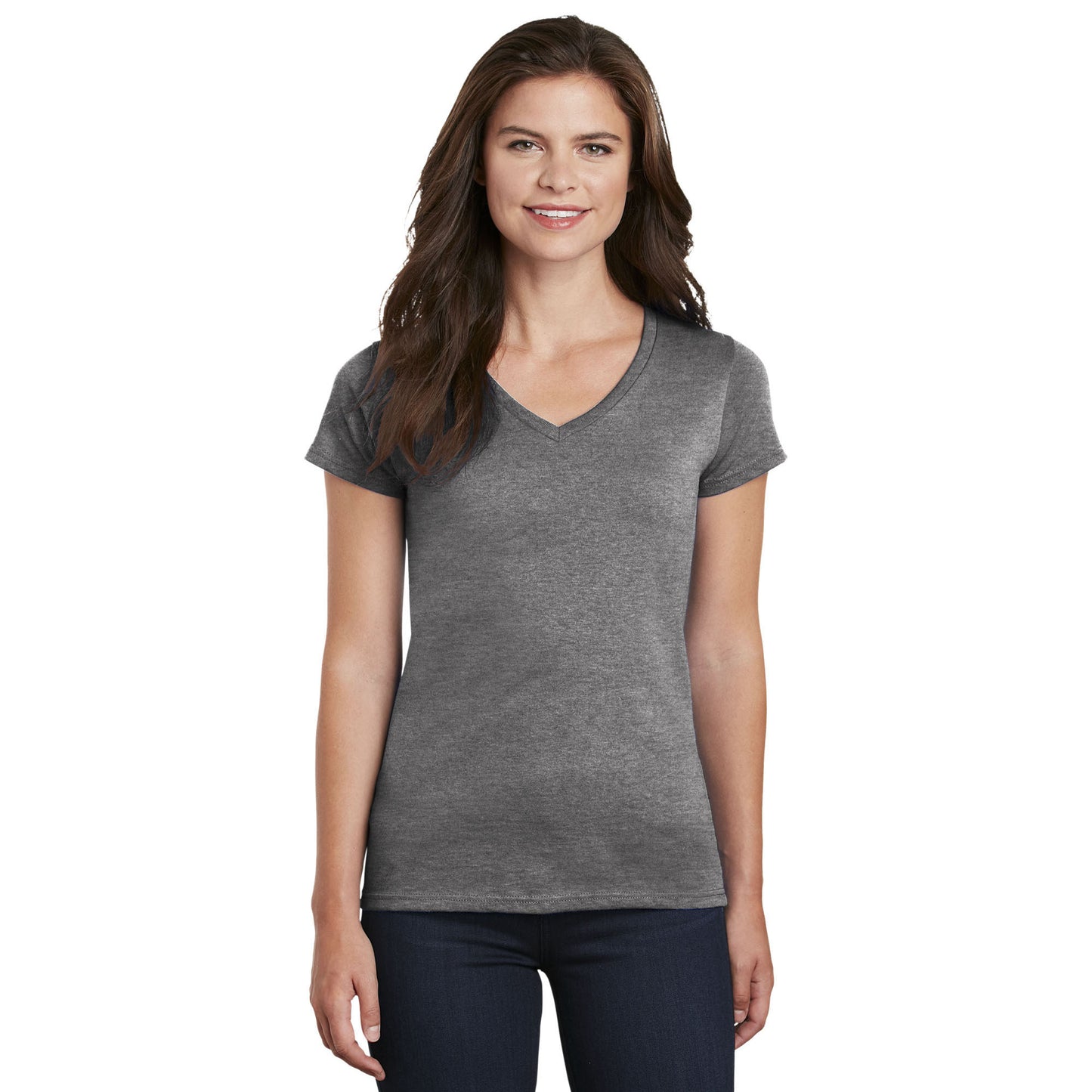 Gildan 5V00L Heavy Cotton Women's V-Neck T-Shirt