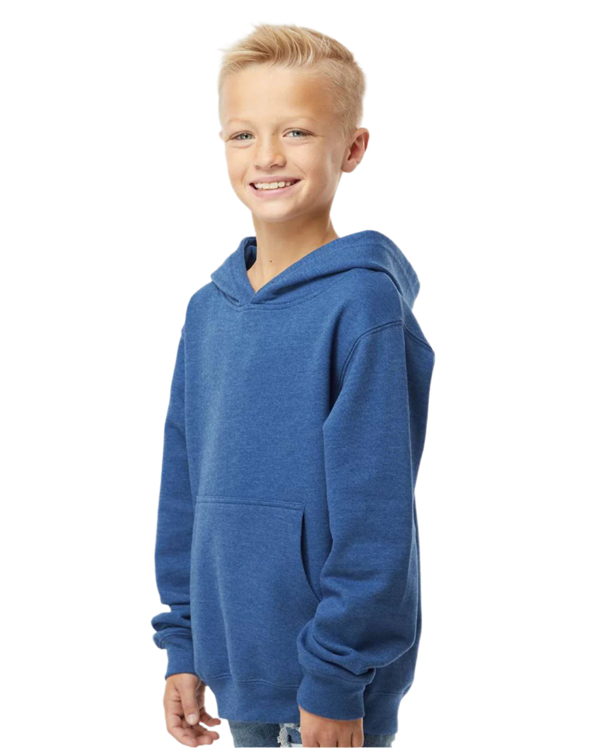Independent Trading Co. SS4001Y Youth Midweight Hooded Pullover Sweatshirt