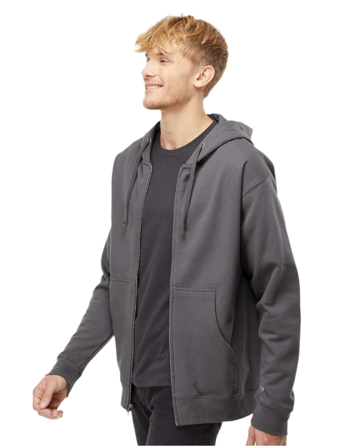 Independent Trading Co. SS4500Z Midweight Hooded Full-Zip Sweatshirt