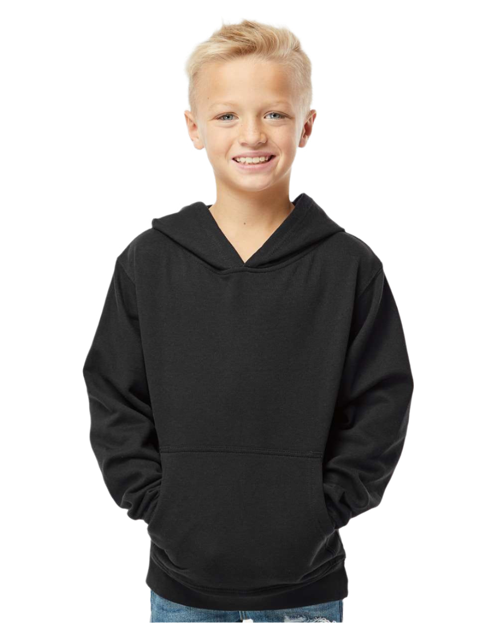 Independent Trading Co. SS4001Y Youth Midweight Hooded Pullover Sweatshirt