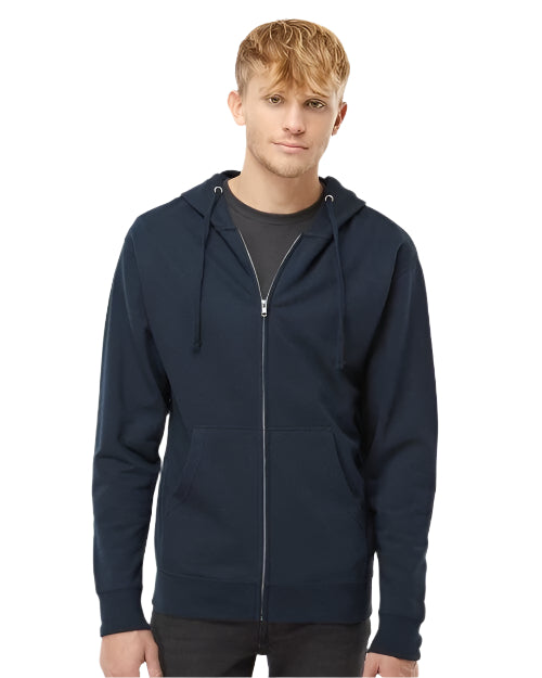 Independent Trading Co. SS4500Z Midweight Hooded Full-Zip Sweatshirt